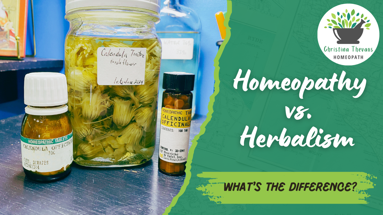 difference between Homeopathy vs. Herbalism